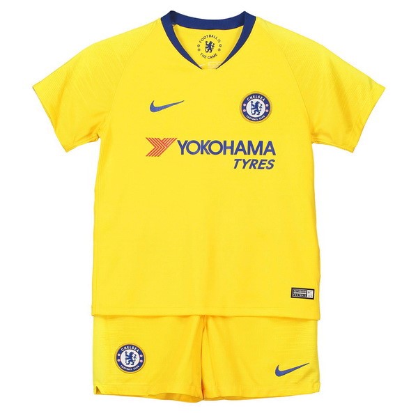 Camiseta Chelsea Replica Segunda Ropa Niños 2018/19 Amarillo